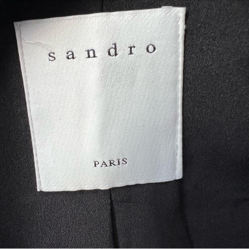 Sandro tweed cropped blazer - Picture 3 of 4